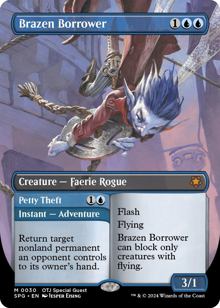 Image for Brazen Borrower (Borderless) (30) - Magic: The Gathering