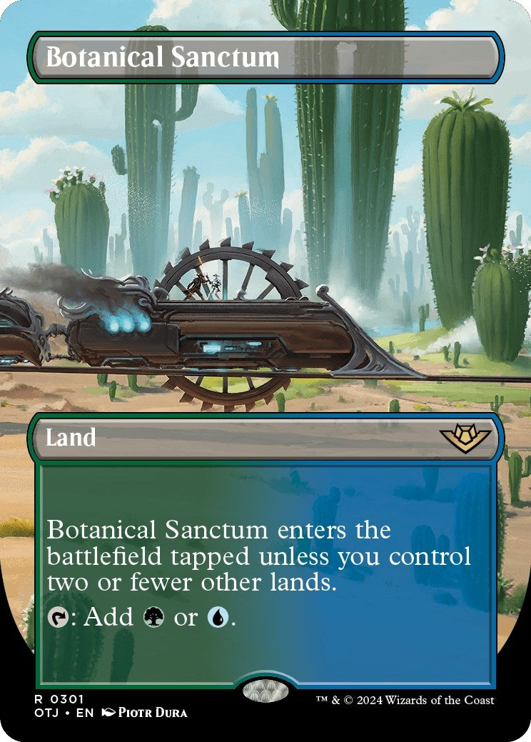 Image for Botanical Sanctum (Borderless) (301) - Magic: The Gathering