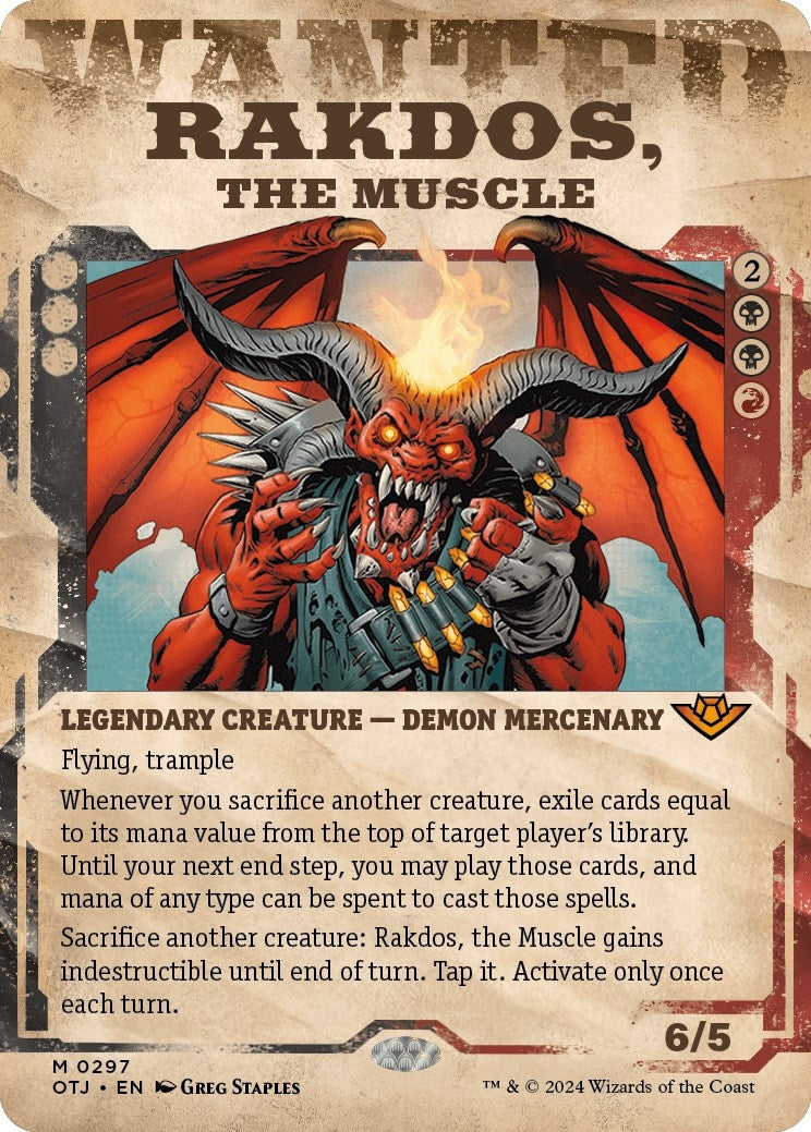 Image for Rakdos, the Muscle (Showcase) (297) - Magic: The Gathering