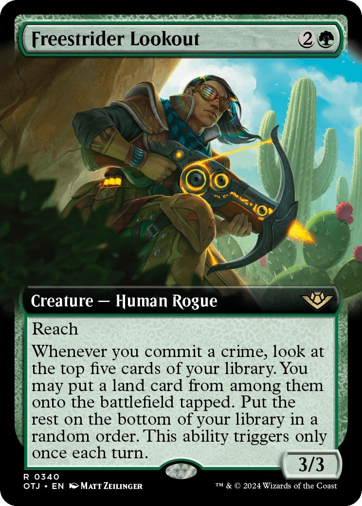 Image for Freestrider Lookout (Extended Art) (340) - Magic: The Gathering