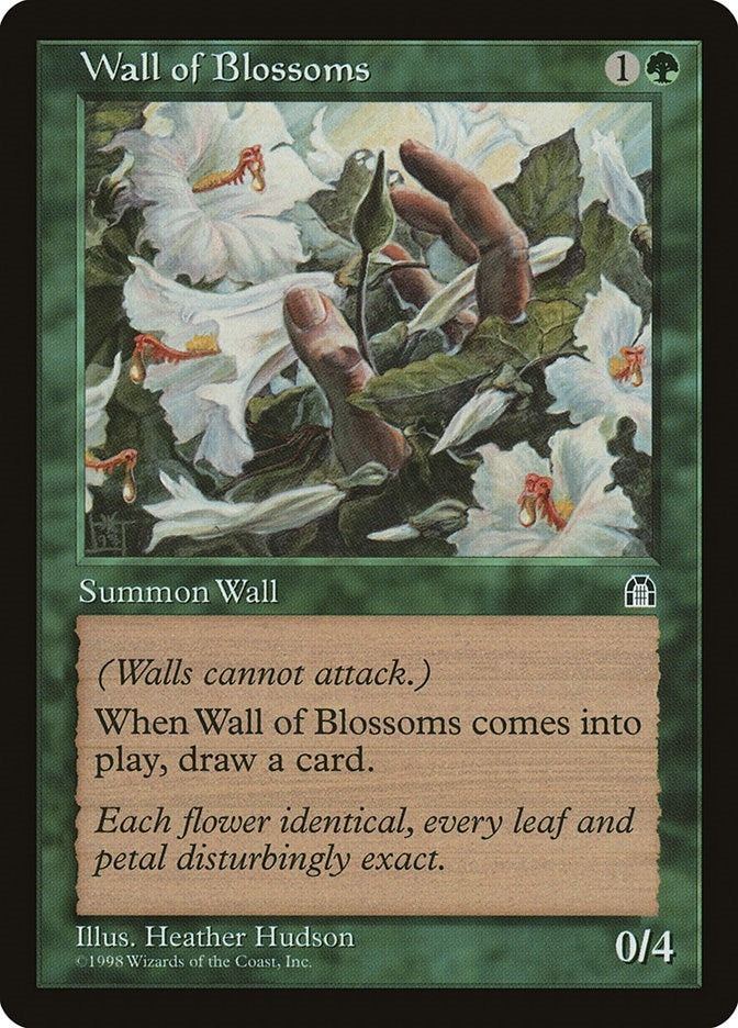Image for Wall of Blossoms - Magic: The Gathering