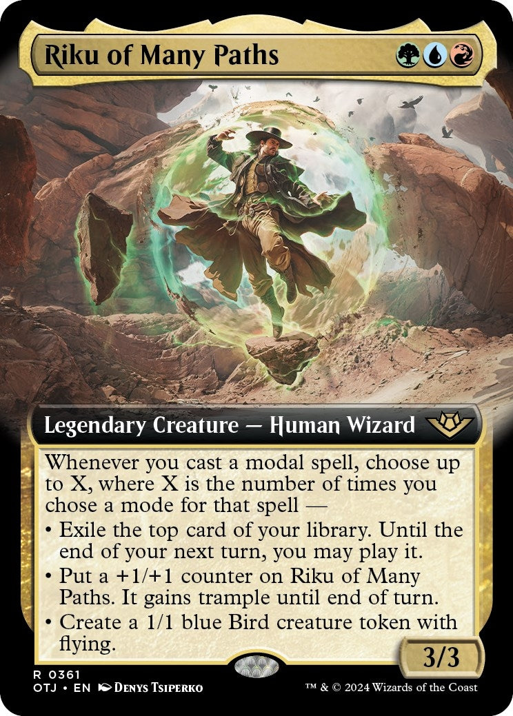 Image for Riku of Many Paths (Extended Art) (361) - Magic: The Gathering