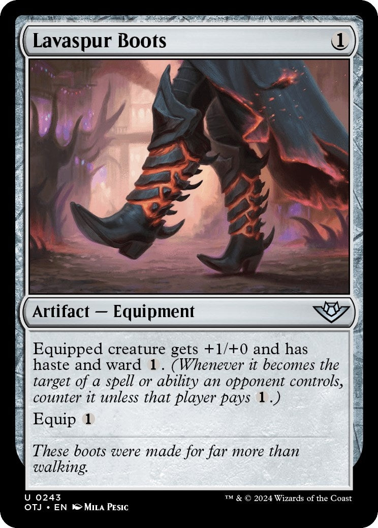 Image for Lavaspur Boots (243) - Magic: The Gathering