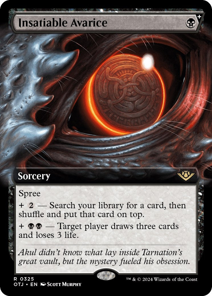 Image for Insatiable Avarice (Extended Art) (325) - Magic: The Gathering