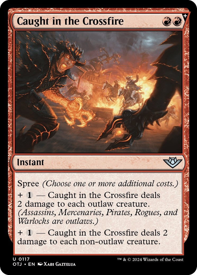 Image for Caught in the Crossfire (117) - Magic: The Gathering