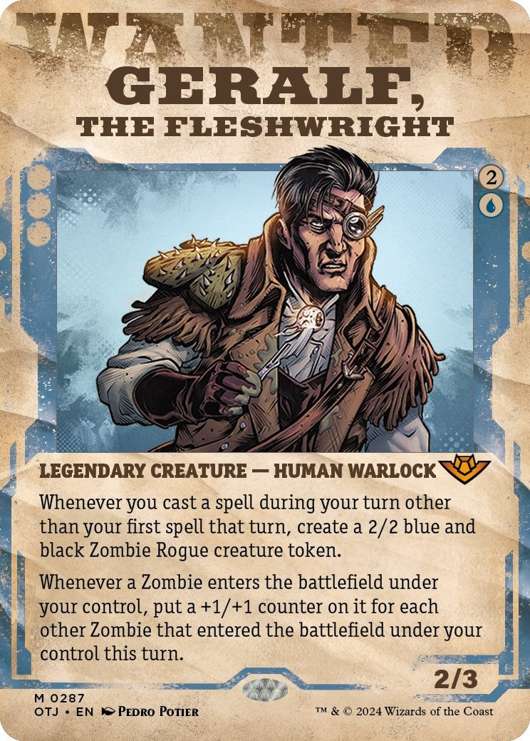 Image for Geralf, the Fleshwright (Showcase) (287) - Magic: The Gathering