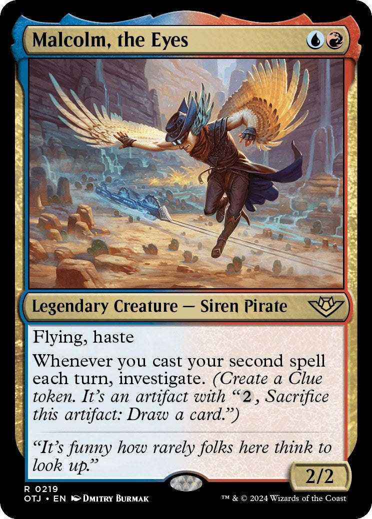 Image for Malcolm, the Eyes (219) - Magic: The Gathering