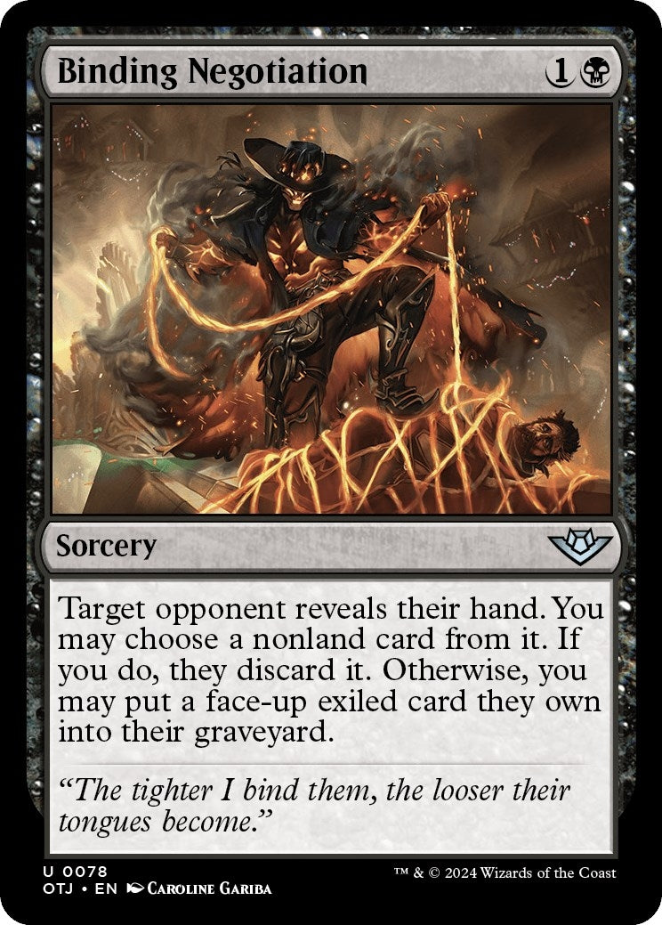 Image for Binding Negotiation (78) - Magic: The Gathering