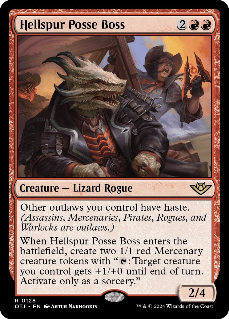 Image for Hellspur Posse Boss (128) - Magic: The Gathering
