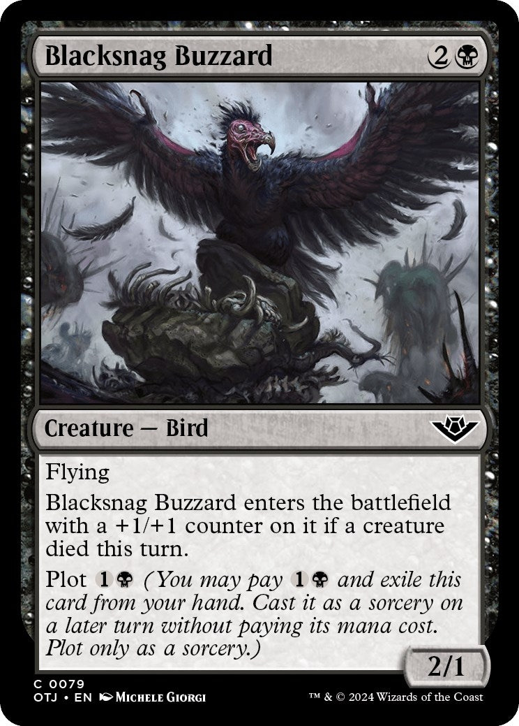 Image for Blacksnag Buzzard (79) - Magic: The Gathering
