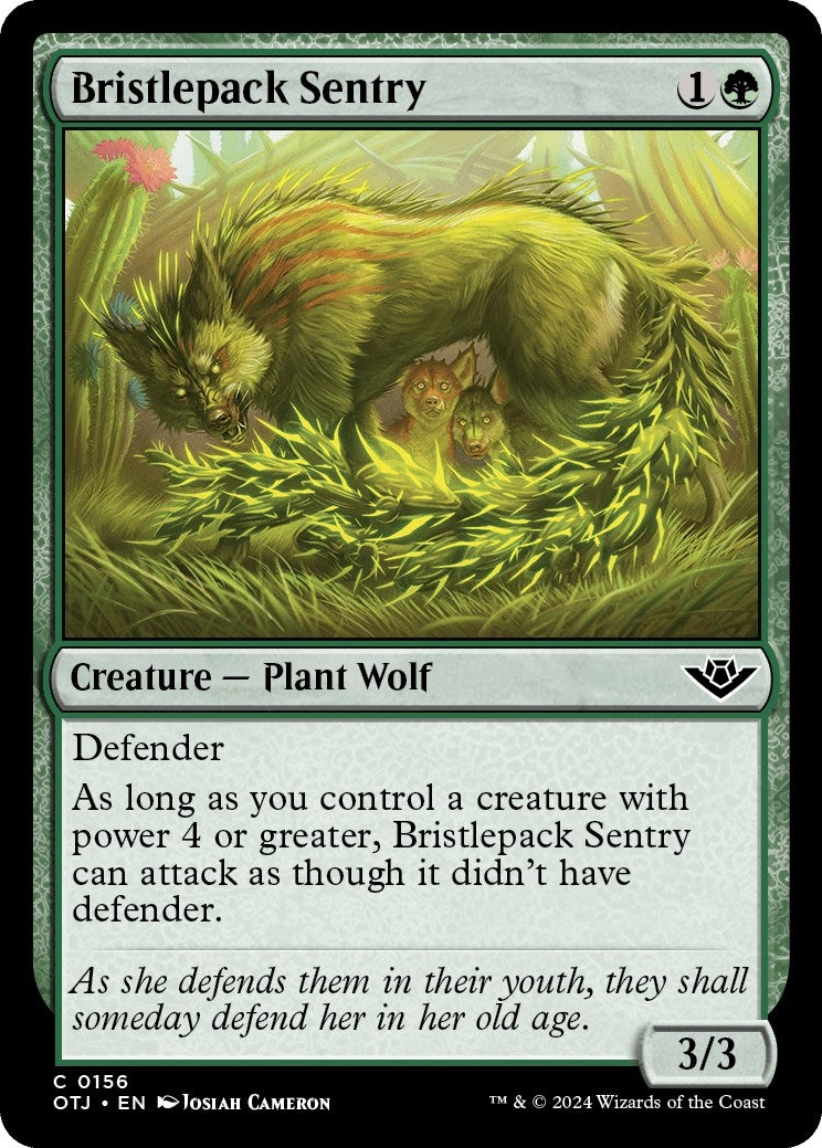 Image for Bristlepack Sentry (156) - Magic: The Gathering