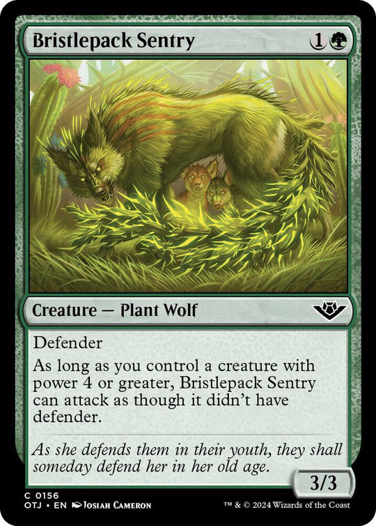 Image for Bristlepack Sentry (156) - Magic: The Gathering