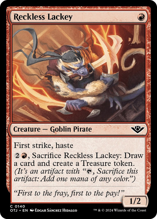 Image for Reckless Lackey (140) - Magic: The Gathering