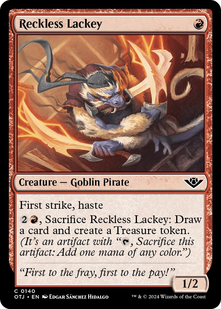 Image for Reckless Lackey (140) - Magic: The Gathering