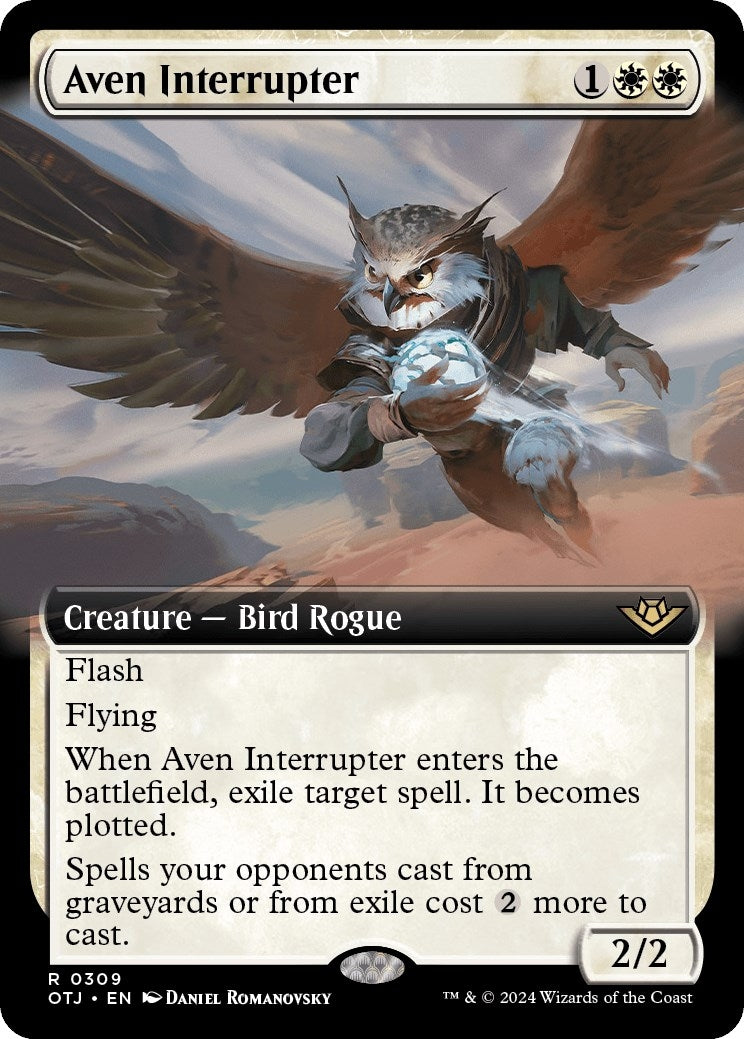 Image for Aven Interrupter (Extended Art) (309) - Magic: The Gathering