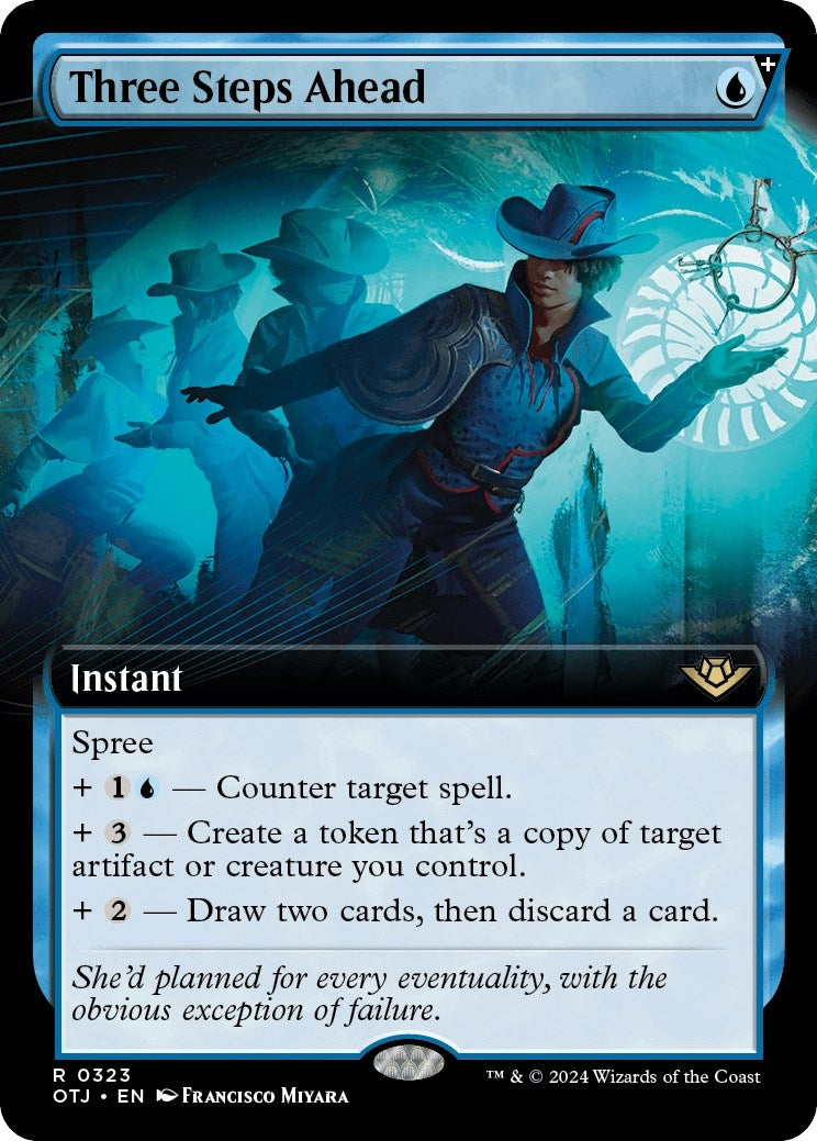 Image for Three Steps Ahead (Extended Art) (323) - Magic: The Gathering