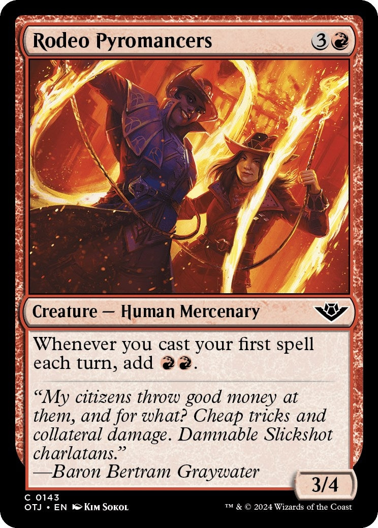 Image for Rodeo Pyromancers (143) - Magic: The Gathering