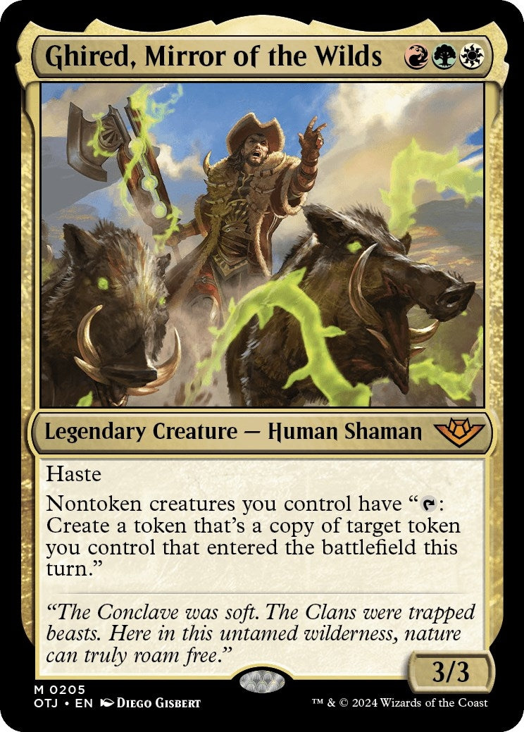 Image for Ghired, Mirror of the Wilds (205) - Magic: The Gathering
