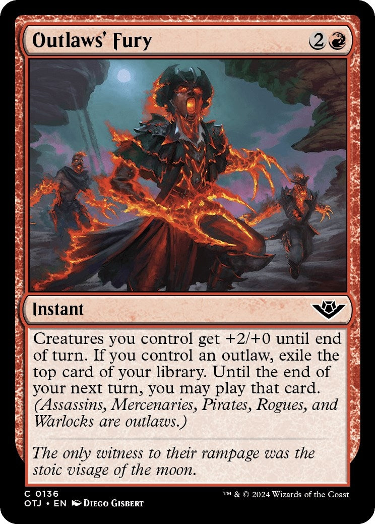 Image for Outlaws' Fury (136) - Magic: The Gathering