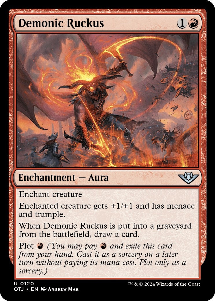 Image for Demonic Ruckus (120) - Magic: The Gathering