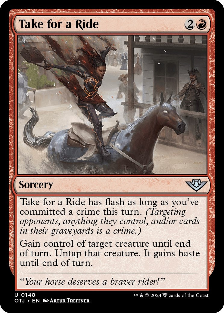 Image for Take for a Ride (148) - Magic: The Gathering