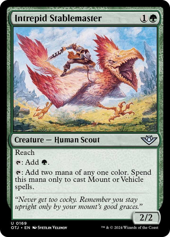 Image for Intrepid Stablemaster (169) - Magic: The Gathering