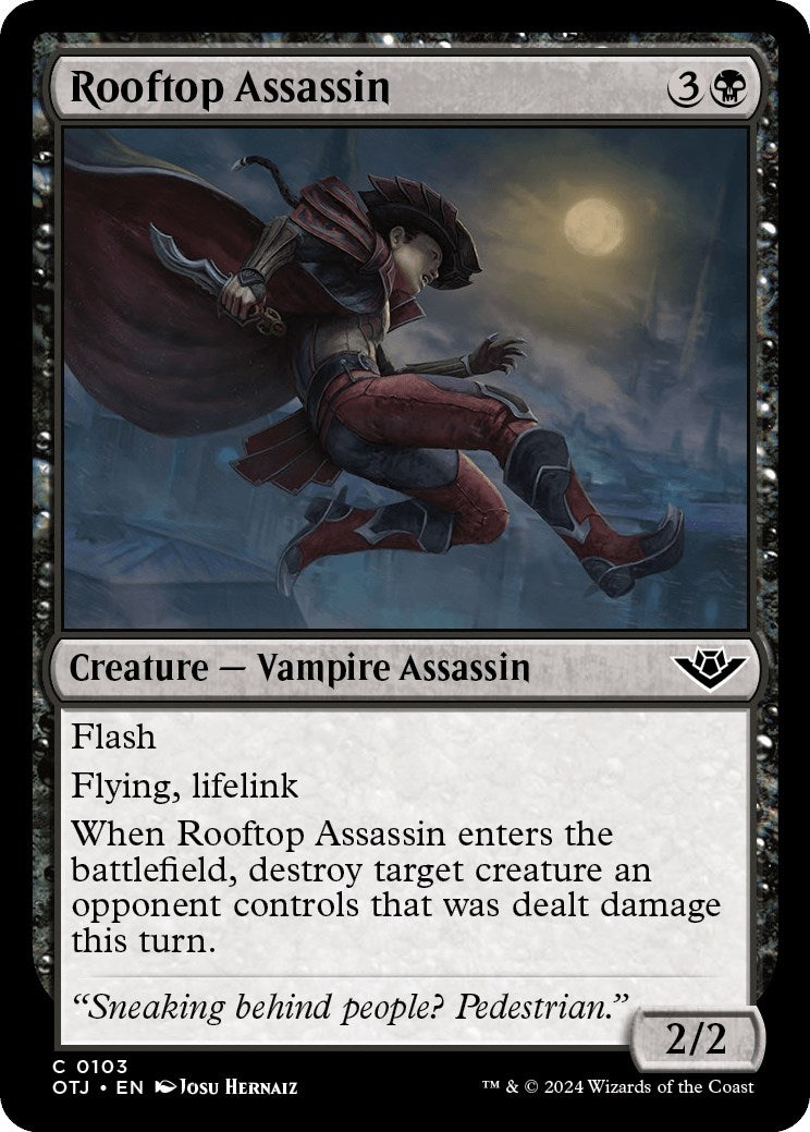 Image for Rooftop Assassin (103) - Magic: The Gathering
