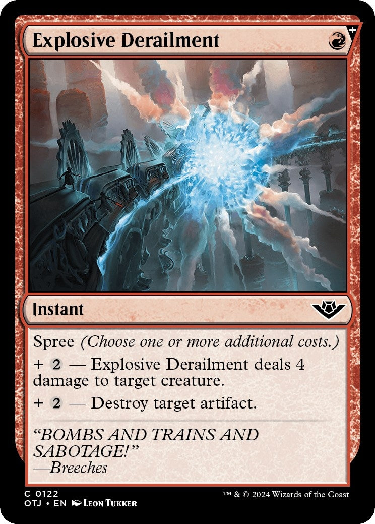 Image for Explosive Derailment (122) - Magic: The Gathering