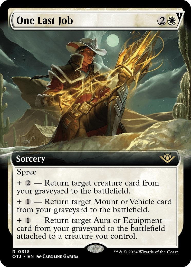 Image for One Last Job (Extended Art) (315) - Magic: The Gathering
