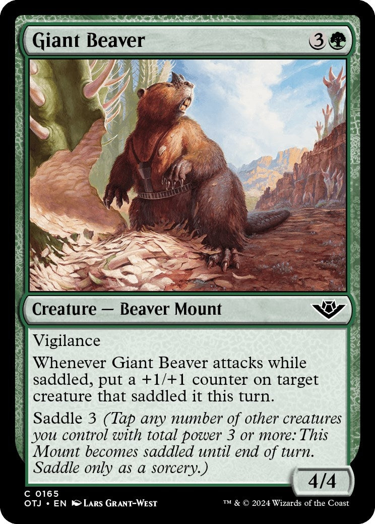 Image for Giant Beaver (165) - Magic: The Gathering