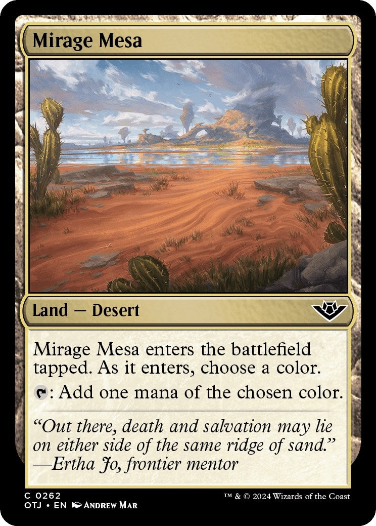 Image for Mirage Mesa (262) - Magic: The Gathering