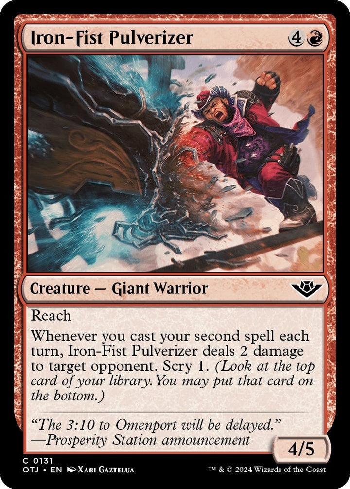 Image for Iron-Fist Pulverizer (131) - Magic: The Gathering