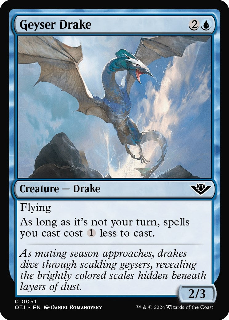 Image for Geyser Drake (51) - Magic: The Gathering