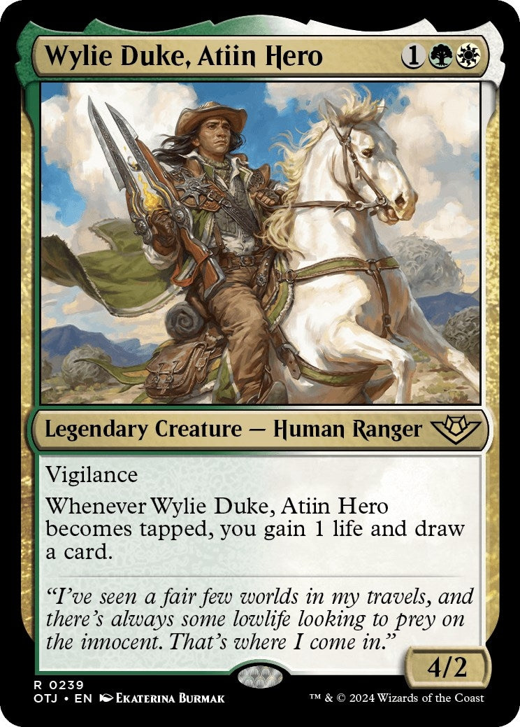 Image for Wylie Duke, Atiin Hero (239) - Magic: The Gathering