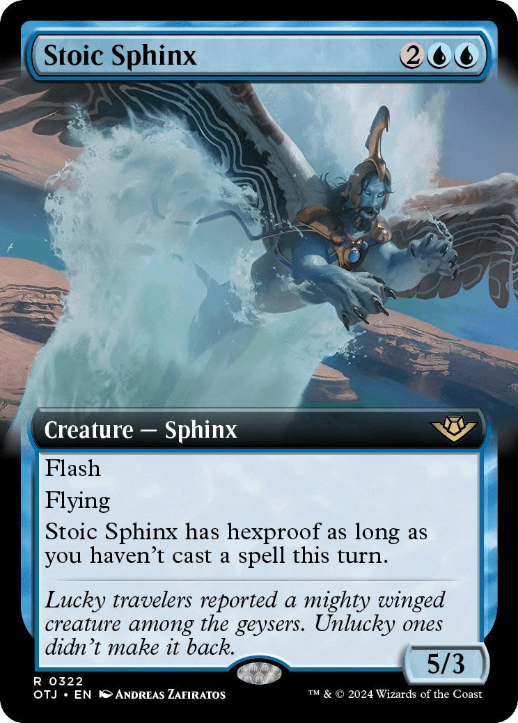 Image for Stoic Sphinx (Extended Art) (322) - Magic: The Gathering