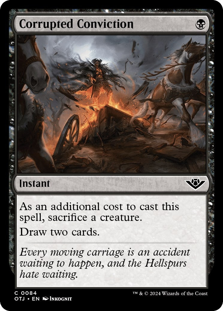 Image for Corrupted Conviction (84) - Magic: The Gathering