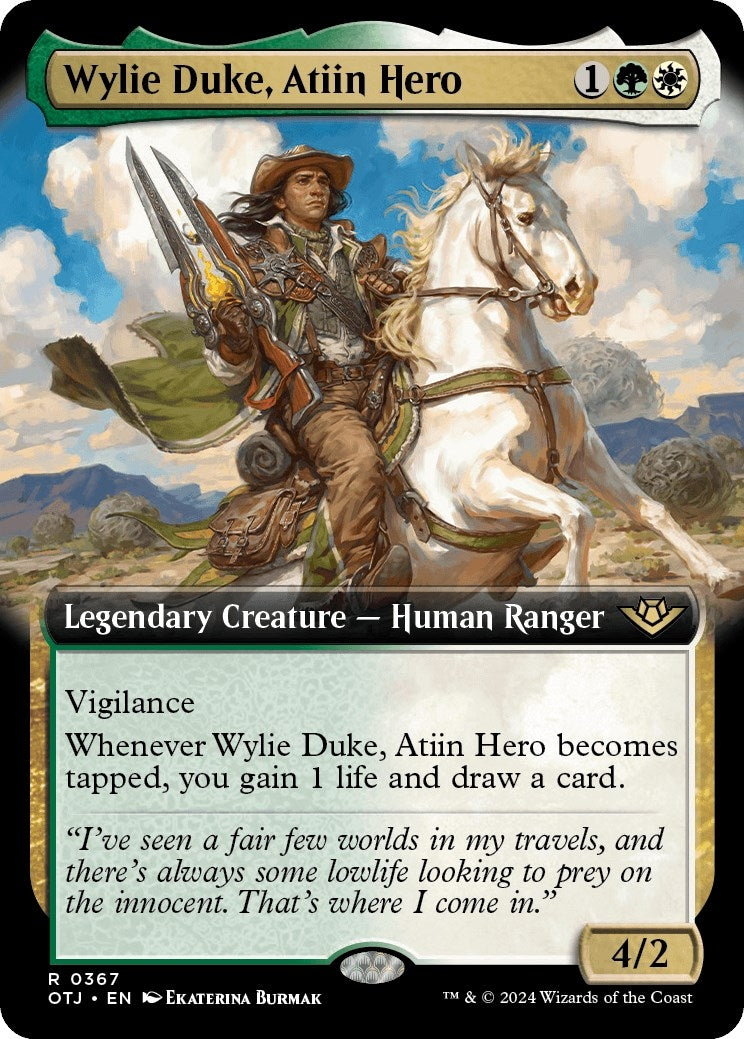 Image for Wylie Duke, Atiin Hero (Extended Art) (367) - Magic: The Gathering