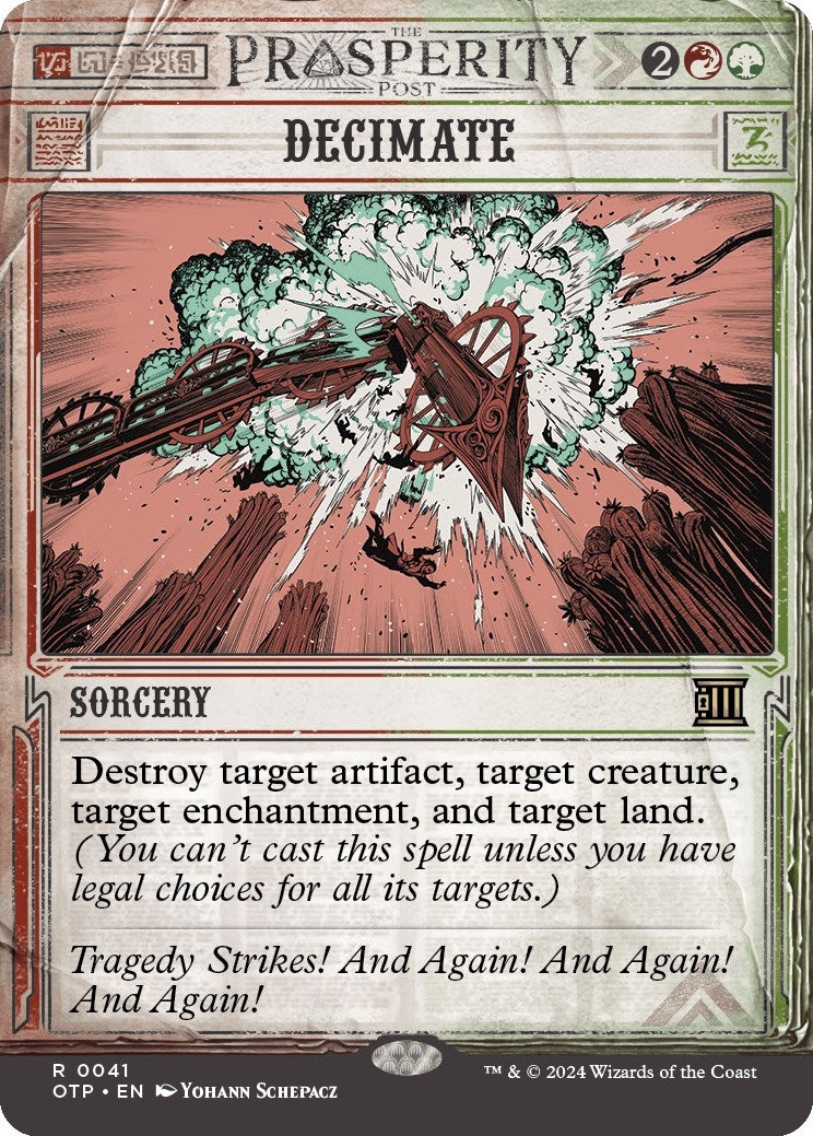 Image for Decimate (41) - Magic: The Gathering