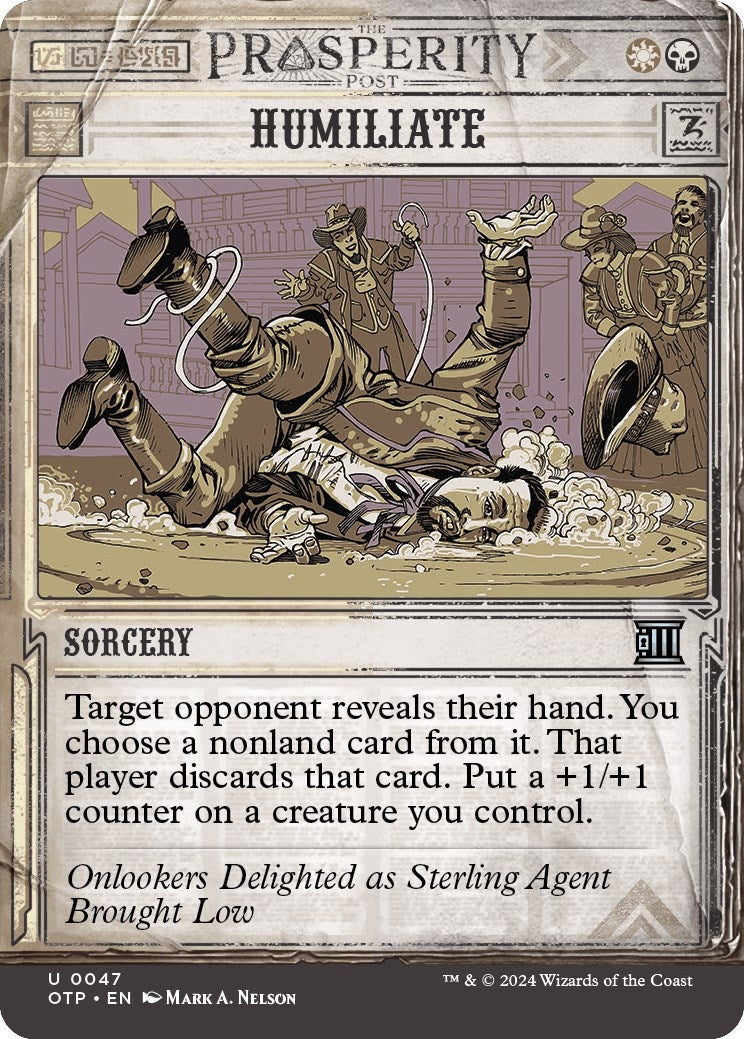 Image for Humiliate (47) - Magic: The Gathering