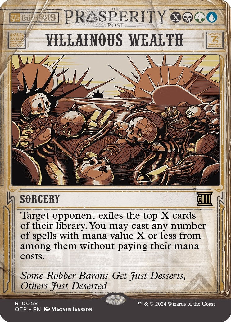 Image for Villainous Wealth (58) - Magic: The Gathering