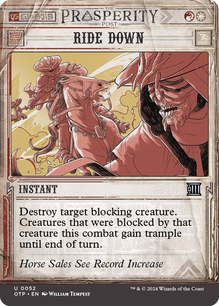 Image for Ride Down (52) - Magic: The Gathering