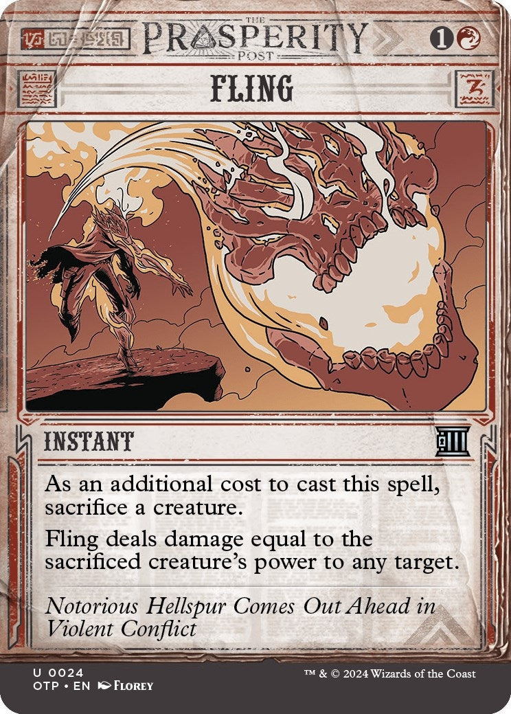 Image for Fling (24) - Magic: The Gathering