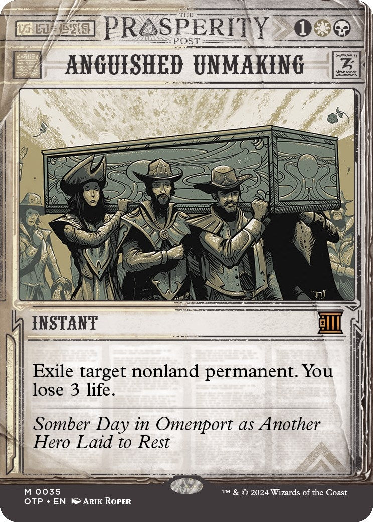 Image for Anguished Unmaking (35) (OTP) - Magic: The Gathering