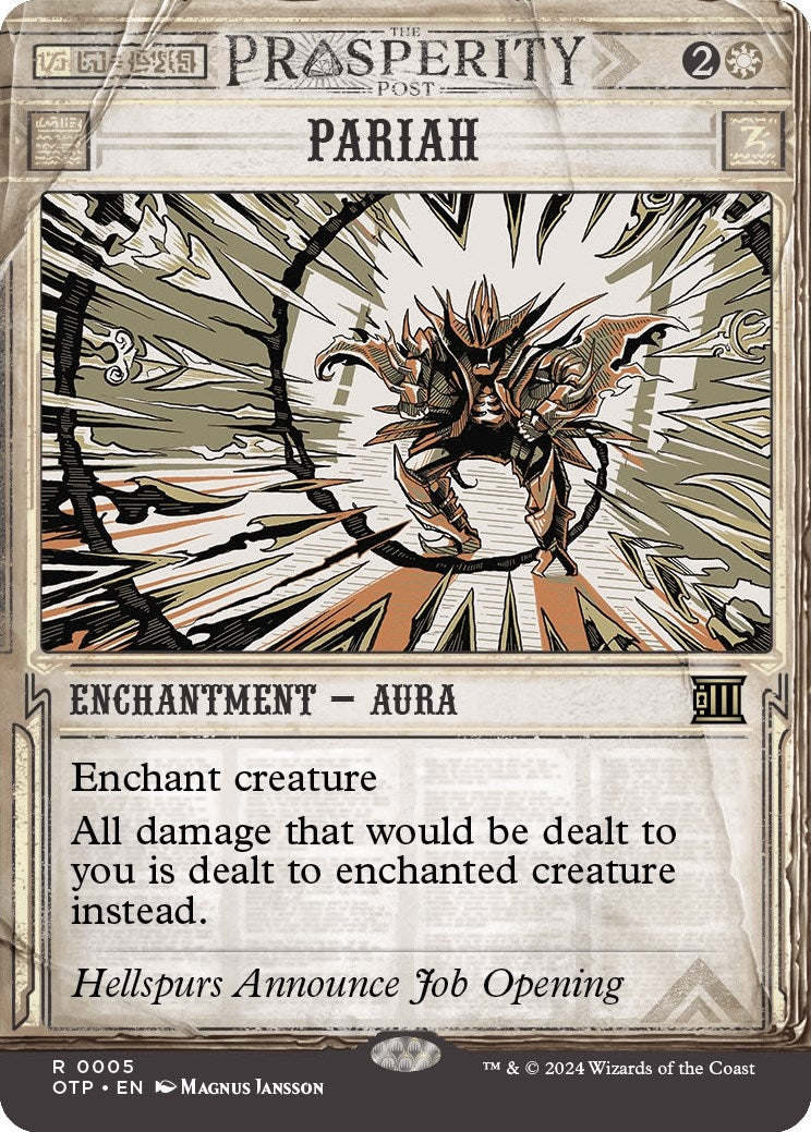 Image for Pariah (5) - Magic: The Gathering