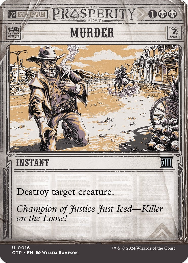 Image for Murder (16) - Magic: The Gathering