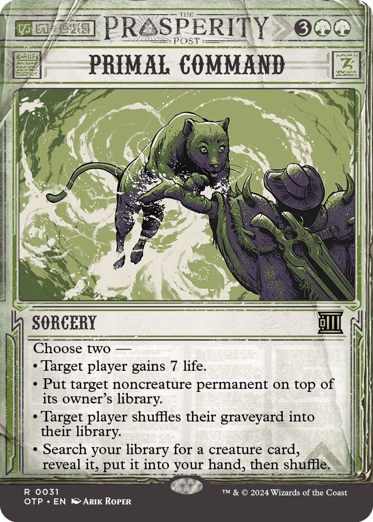 Image for Primal Command (31) - Magic: The Gathering