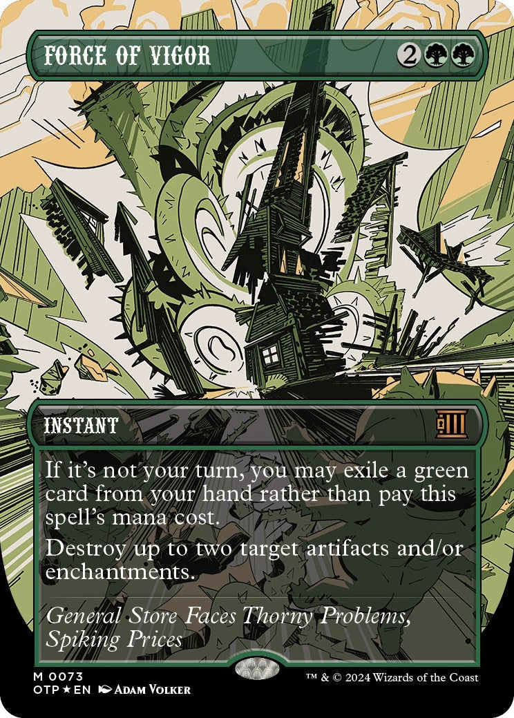 Image for Force of Vigor (Textured Foil) (73) - Magic: The Gathering
