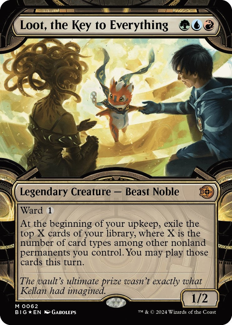 Image for Loot, the Key to Everything (Showcase) (Raised Foil) (62) - Magic: The Gathering