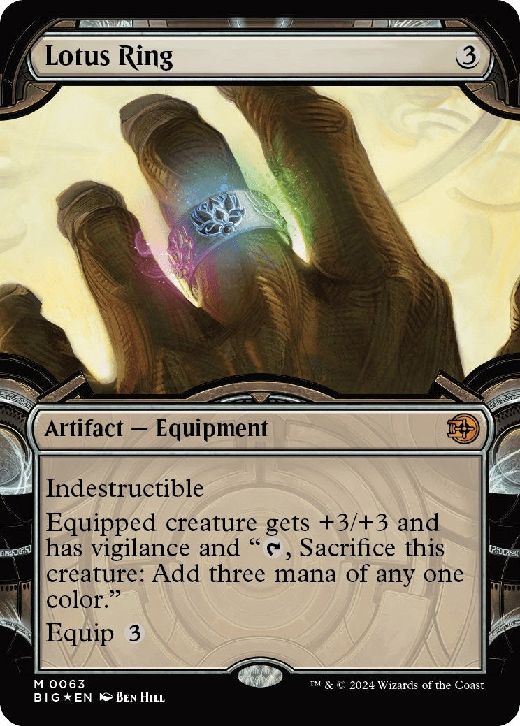 Image for Lotus Ring (Showcase) (Raised Foil) (63) - Magic: The Gathering