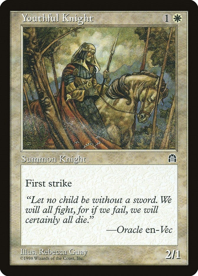 Image for Youthful Knight - Magic: The Gathering